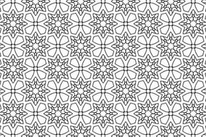 padrão floral abstrato sem costura em estilo oriental vetor