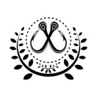 gancho comunidade ícone logotipo Projeto vetor