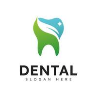 ilustração em vetor design de logotipo dental