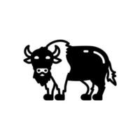 búfalo ícone dentro vetor. ilustração vetor