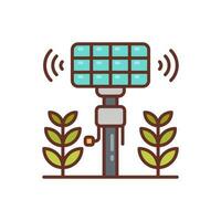 inteligente agricultura sensor ícone dentro vetor. ilustração vetor