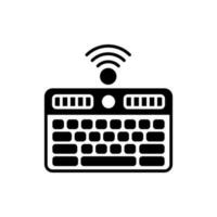 solar teclado ícone dentro vetor. ilustração vetor