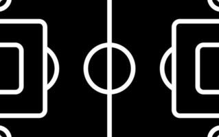 Preto e branco ilustração do futebol arremesso ícone. vetor
