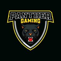 pantera jogos esports e mascote logotipo modelo, editável texto, Esportes logotipo, força, vetor ilustração