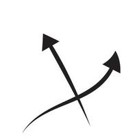 seta símbolo conjunto do rabisco ou esboço esboço do círculo, curva, furto acima, Preto linha, plano seta ícone mão desenhado elementos para gráfico Projeto ilustração elemento para decoração Arquivo dentro png formato vetor