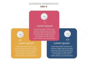 modelo de infográfico em modelo de 4 etapas para apresentação de gráfico de diagrama e gráfico vetor