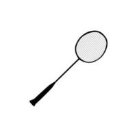 badminton raquete esporte ilustração vetor isolado branco fundo