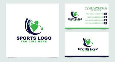 golfe logotipo Projeto livre vetor