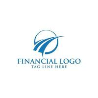 financeiro conselheiro logotipo Projeto layout. o negócio e finança criativo ícone conceito vetor