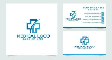 médico logotipo Projeto modelo vetor gráfico branding elemento.