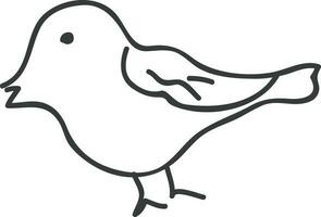 ilustração do uma pássaro. vetor