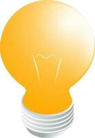 vetor ilustração do elétrico lâmpada ou idéia conceito.