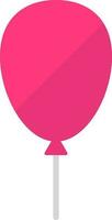 ilustração do balão ícone dentro Rosa cor. vetor