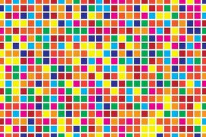 colorida pixel quadrado blocos desatado padronizar. vetor fundo.