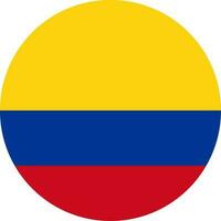 volta colombiano bandeira do Colômbia vetor