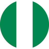 volta nigeriano bandeira do Nigéria vetor