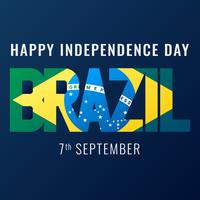 Fundo do dia da independência do Brasil vetor