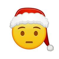 Natal abafado face ampla Tamanho do amarelo emoji sorrir vetor