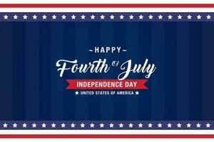 vetor 4º do Julho independência dia fundo com vintage americano bandeira padronizar