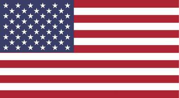 vetor ilustração do americano bandeira