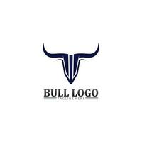 cabeça de búfalo de touro, vaca, vetor de design de logotipo de mascote animal para búfalo de chifre de esporte, animal, mamíferos, logotipo de cabeça, selvagem, matador