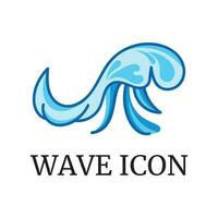 natural mar onda ilustração vetor