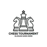 xadrez logotipo Projeto vetor ilustração