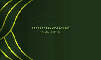 abstrato geométrico gradiente fundo líquido onda forma verde cor musgo elegante simples atraente para poster apresentação eps 10 vetor