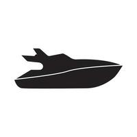 Rapidez barco logotipo vetor ilustração ícone Projeto modelo.
