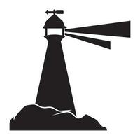 farol ícone vetor ilustração logotipo modelo