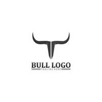 cabeça de búfalo de touro, vaca, vetor de design de logotipo de mascote animal para búfalo de chifre de esporte, animal, mamíferos, logotipo de cabeça, selvagem, matador