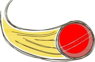 plano ilustração do Grilo bola. vetor