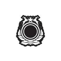 logotipo de ícone de vetor de feliz natal e design gráfico de logotipo de neve