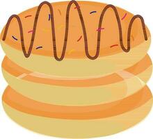 ilustração do doce rosquinha. vetor