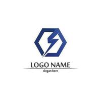 modelo de logotipo de finanças empresariais vetor