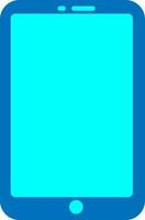 ilustração do uma azul Smartphone. vetor