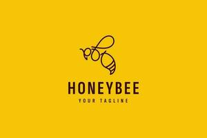 abelha logotipo vetor ícone ilustração