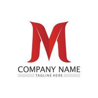 letra m design de logotipo vetor sinal de ícone de identidade