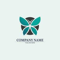 ícone conceitual simples e colorido de borboleta de vetor. logotipo. ilustração vetorial vetor