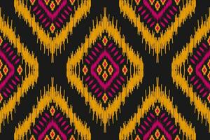 abstrato étnico ikat fundo. étnico desatado padronizar dentro tribal. tecido mexicano estilo. vetor