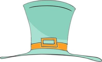 plano ilustração do duende chapéu. vetor