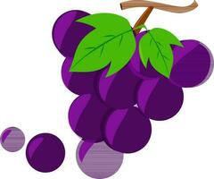 cassino ranhura máquina símbolo, uvas. vetor