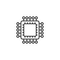 microchip ícone vetor