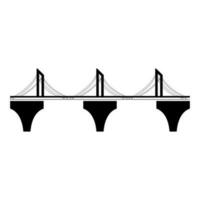ponte logotipo vetor ilustração