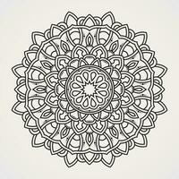 circular padronizar mandala ornamental.adequado para hena, tatuagens, fotos, coloração livros. islamismo, hindu, buda, Índia, Paquistão, chinês, árabe vetor