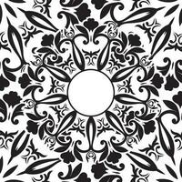 mandala coloração Páginas, pintura, mandala flor Preto e branco. vintage padronizar feito à mão decorativo enfeite vetor