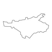 marupê município mapa, administrativo divisão do Letônia. vetor ilustração.