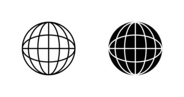 ícone de vetor de globo