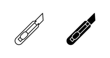 ícone de vetor de faca de papelaria