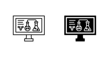 ícone de vetor de experimento